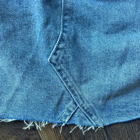 🩵Free People 🩵Belted Denim Mini Skirt 🩵 - Picture 5 of 6